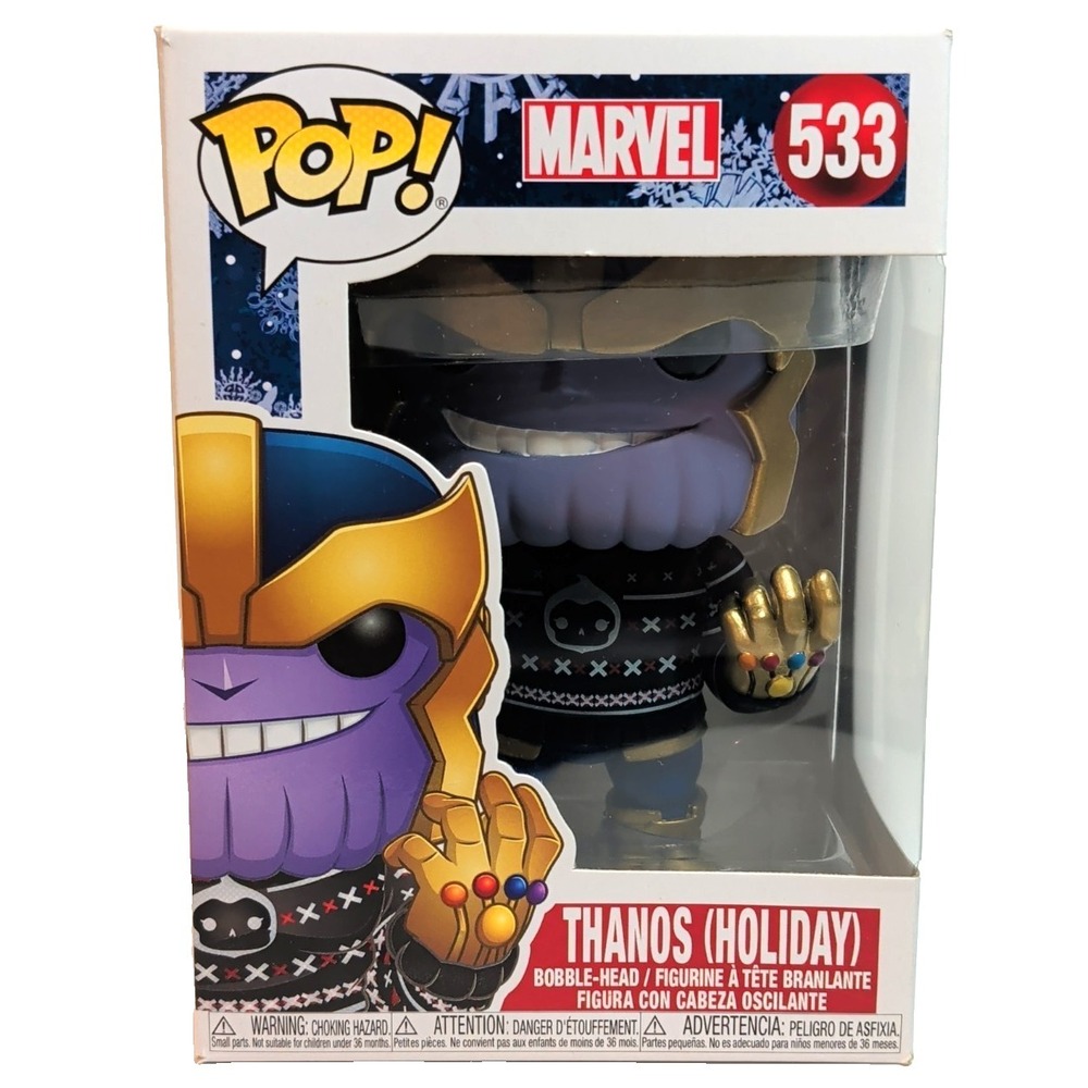 New‎ Funko Pop Marvel Thanos (Holiday) #533 Christmas